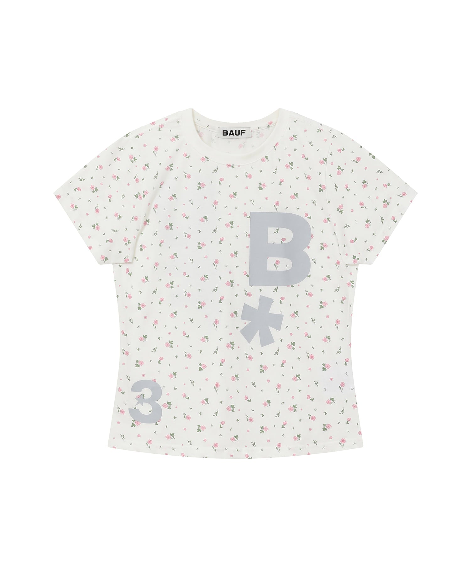 Blogo Slim Fit T-shirt [Flower White]