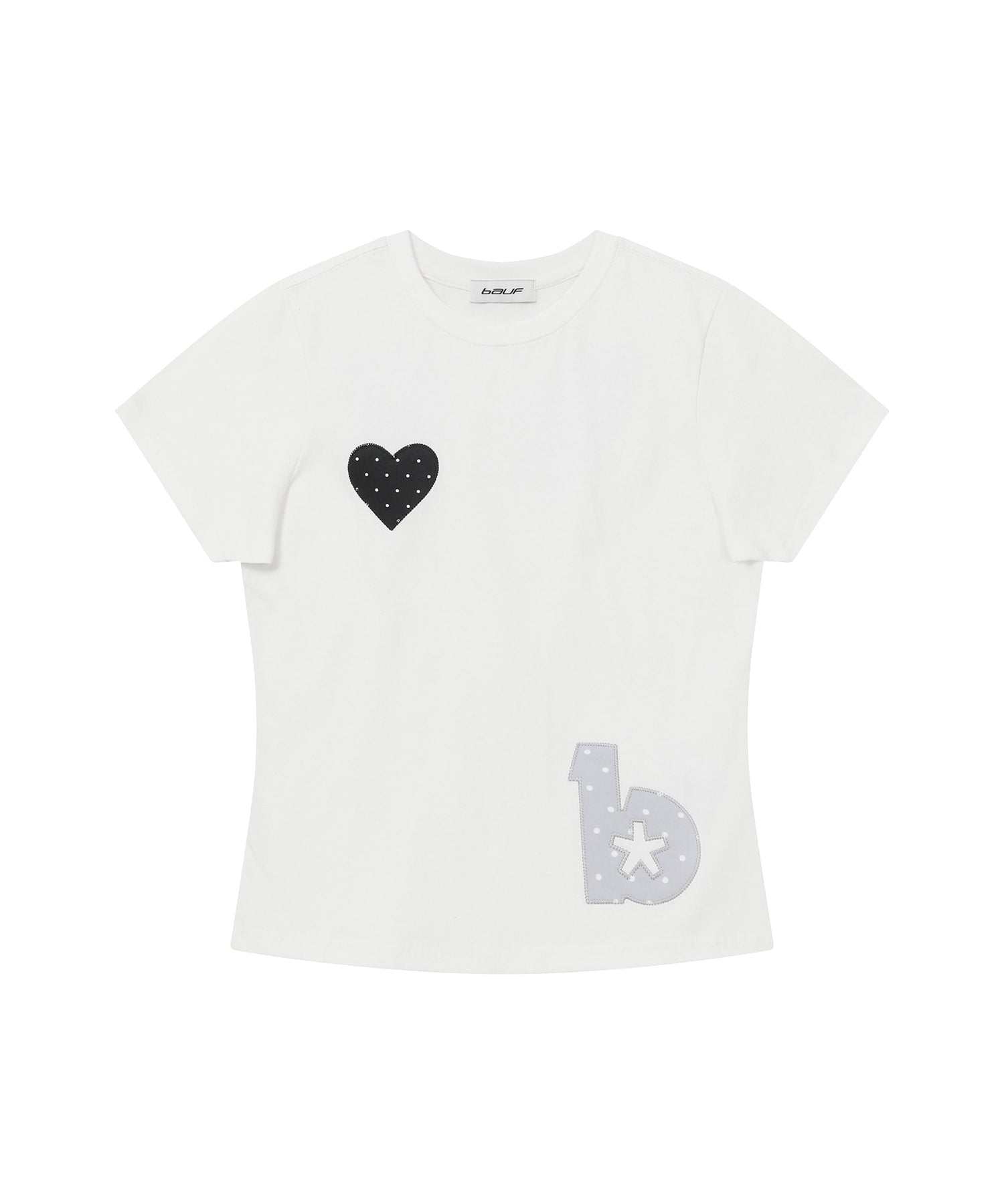 Angel Wing Slim Fit T-shirt [White]